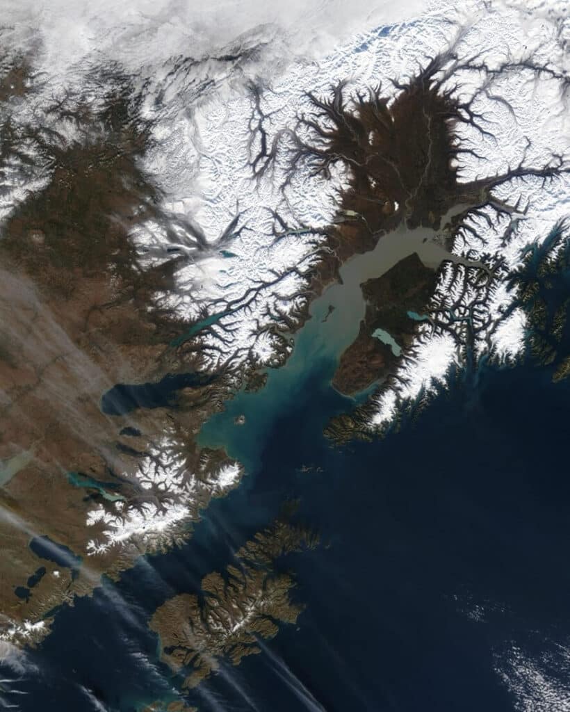 Cook Inlet satellite image